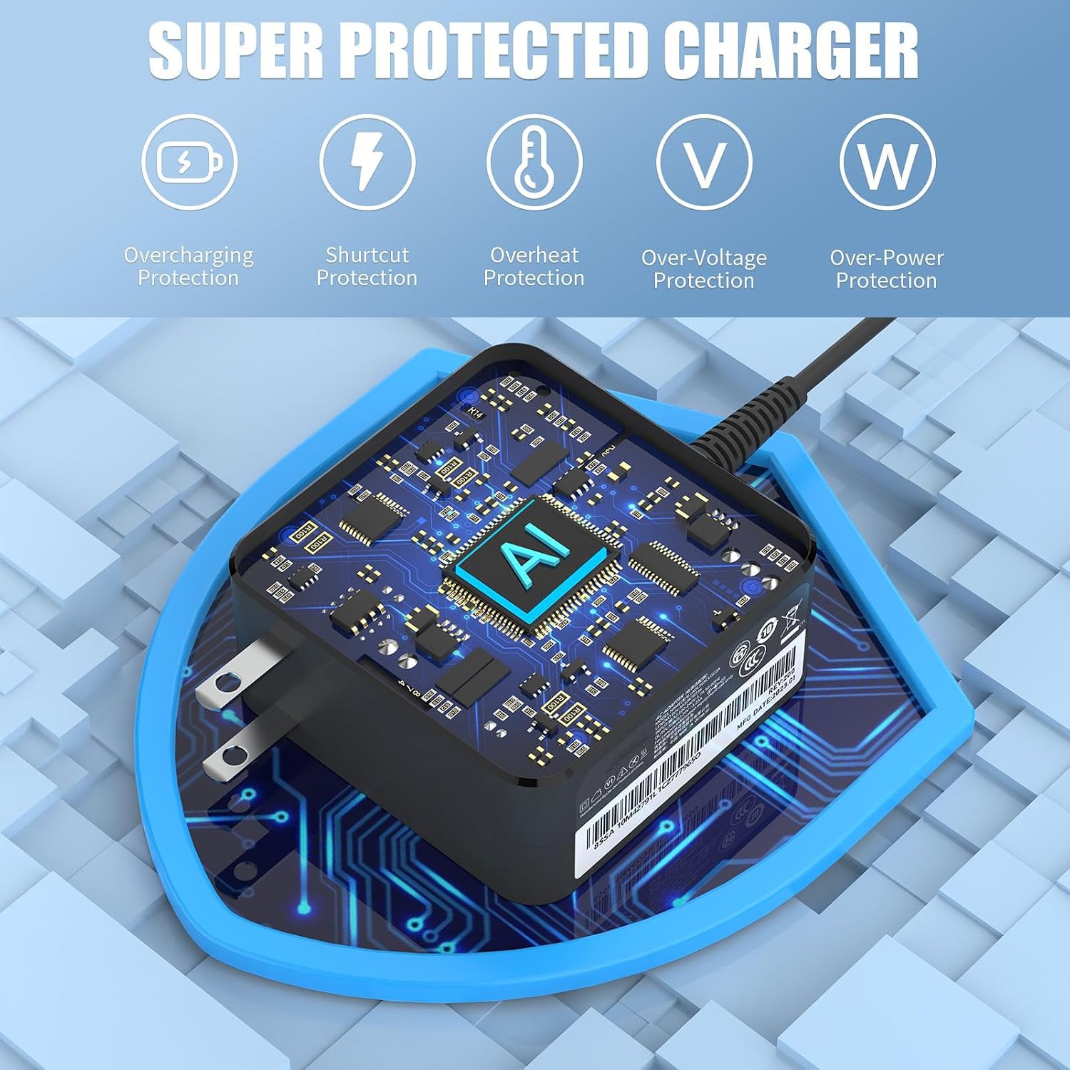 65W Round tip Charger for Lenovo V14 V15 V17 G2 G3 G4 abp ada itl iil Series Laptop for Lenovo Ideapad 1 3 5 110 110s 310 320 330 330s s340 Yoga 710 720 510 520 330 Adapter Power Cord