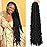 7 Packs 30 Inch Faux Locs Crochet Hair for Black Women Soft Locs Crochet Hair for Butterfly Locs Curly Wavy Goddess Locs Crochet Loc Hair (30 inch(pack of 7), 1B)