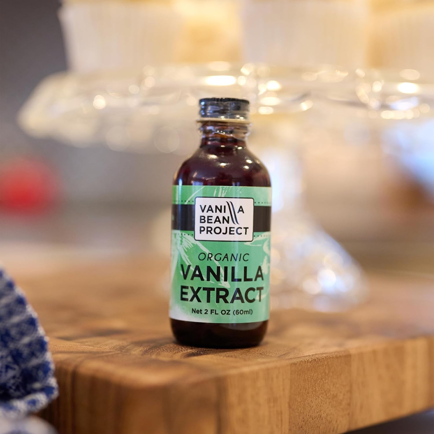 Organic Vanilla Extract | Pure Vanilla Bean Perfect For Cooking and Baking | Vanilla Bean Project | 8 Ounce