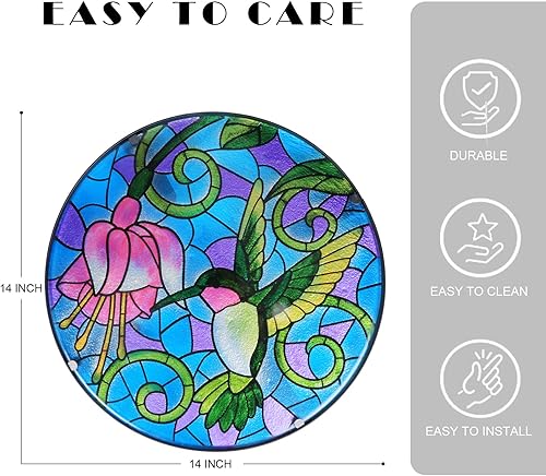 Miniatura 10 de VCUTEKA Mesa auxiliar de patio, mesa de centro para exteriores, mesa de centro bistró, mesa auxiliar para plantas, mesa de porche pequeña, mesa