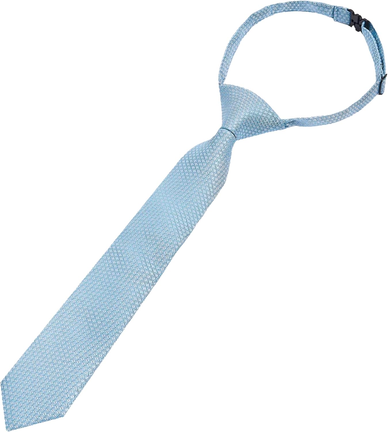 SIRRI Boys Textured Jacquard Slim Tie Pre-Tied Necktie Wedding Page Boy Prom Neckwear