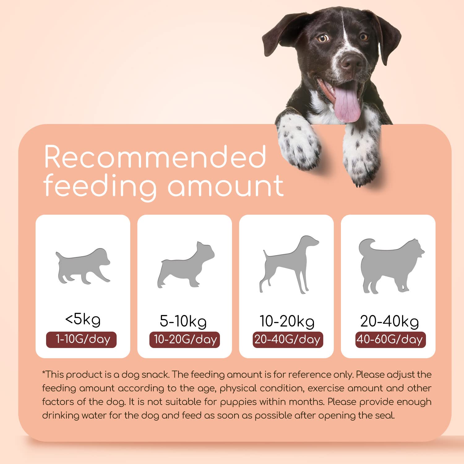 Nobleza - Snack per Cani, Bastoncini Masticabili con Carne e Merluzzo di Pollo, Snack Naturale per Cuccioli di Cane, L10 cm, 6 Confezioni x 80 g