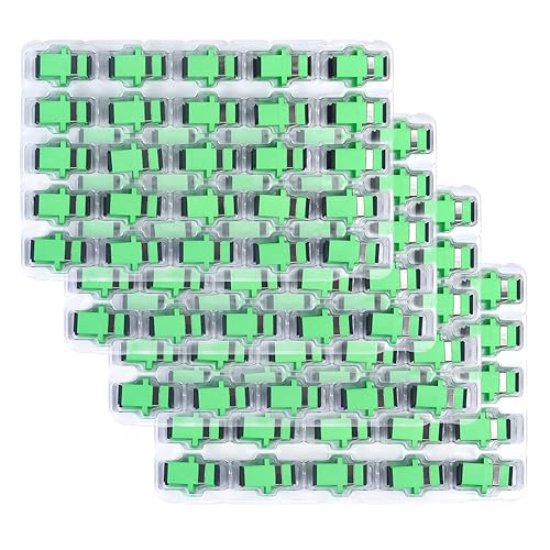 Vista 10 de Acoplador óptico de fibra óptica SC verde adaptador de fibra óptica monomodo SC, hembra SC a SC hembra APC acoplador óptico de fibra de modo único