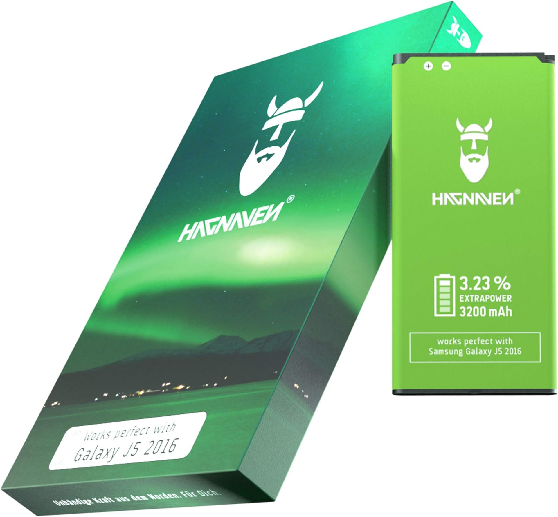 Hagnaven® Li-polymer battery for Galaxy J5 2016 | Powerful spare battery | pure strength | High-end quality accumulator cells |