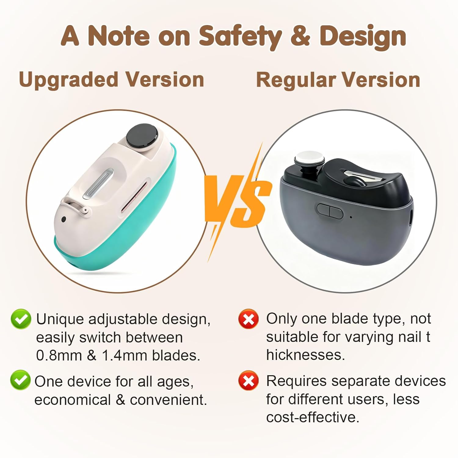 Adjustable Blade Opening Electric Nail Clipper for Thick & Thin Nails, Electric Nail Clippers for Seniors & Adults, Baby Electric Nail Trimmer, Automatic Nail Clipper for Fingernail & Toe (Green)