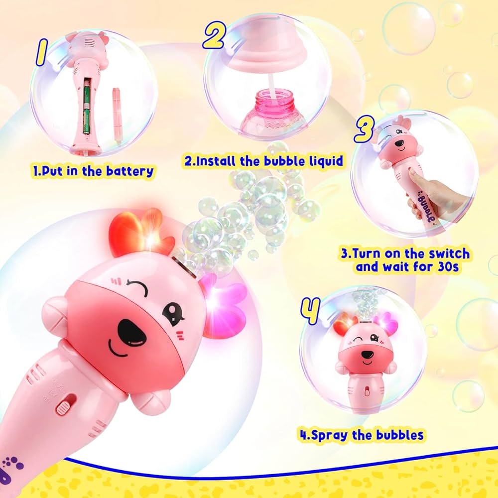Toys For 3-8 Year Old Boys Girls: Bubble Machine For Botswana