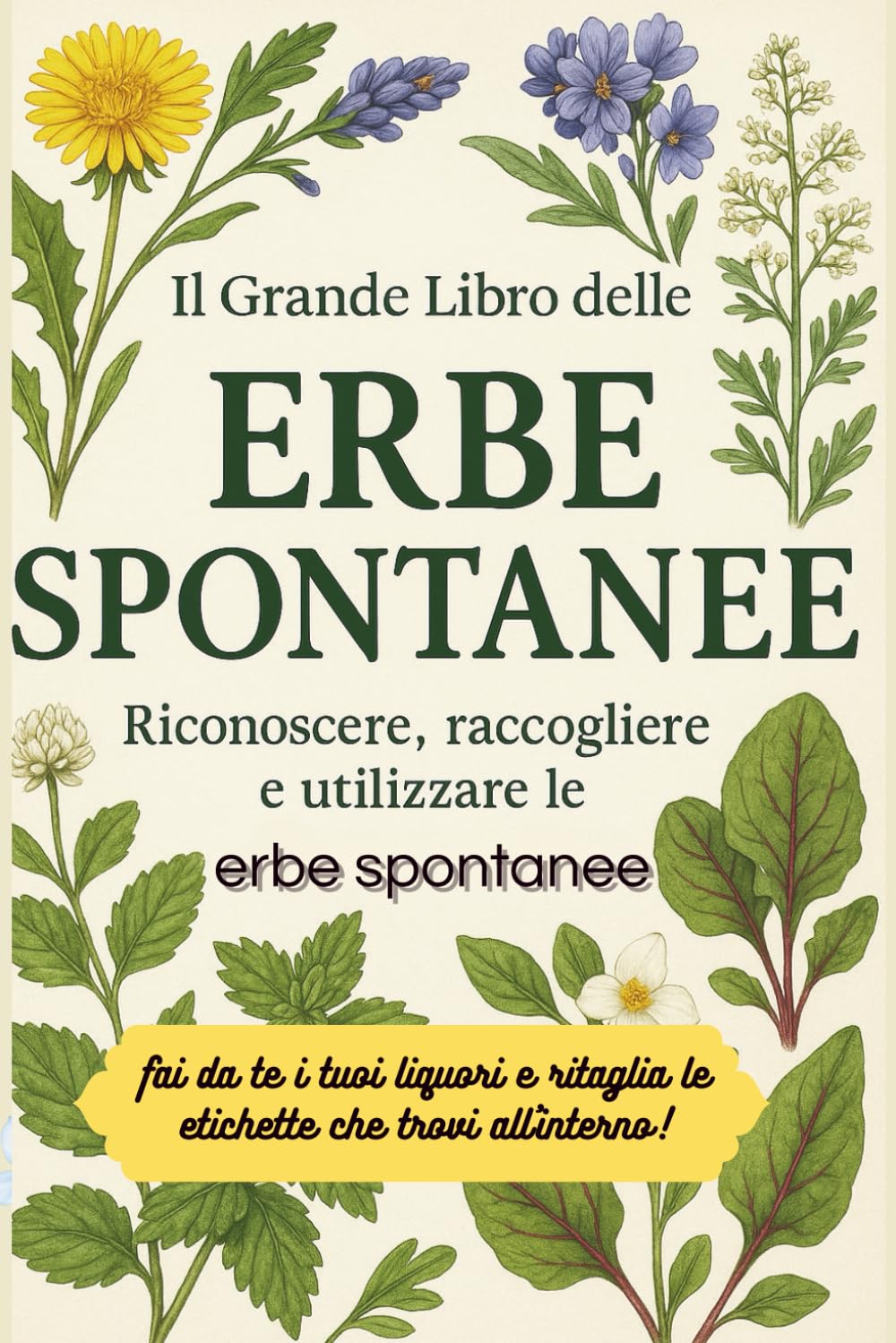 Il grande libro delle erbe spontanee: Riconoscere raccogliere e utilizzare le erbe spontanee