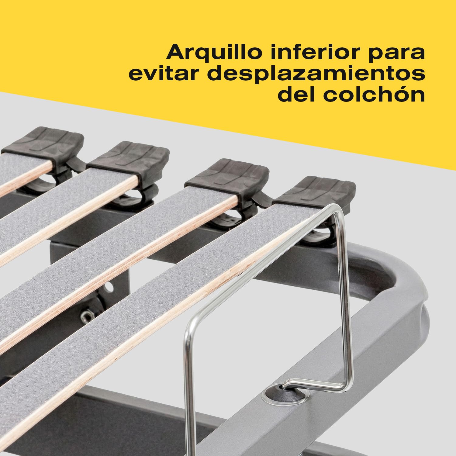 Ferlex - Cama articulada eléctrica con Carro Elevador | Somier articulado de 4 Planos | Altura Regulable 43-83 cm (105x190 cm)