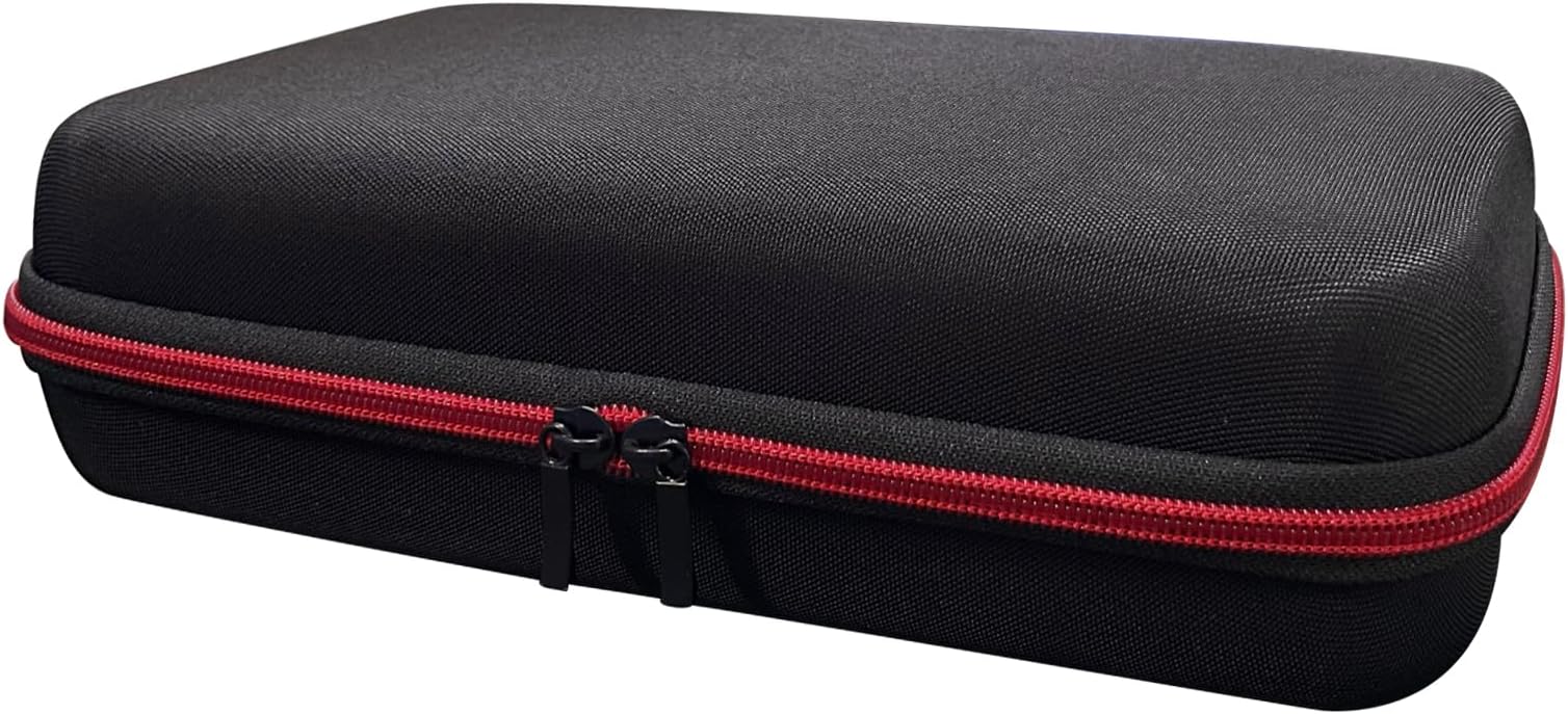 Générique Microphone Case for 2, Microphone Storage Case - Waterproof EVA Hard Case with Slot Separation - Double Zipper Organizer for