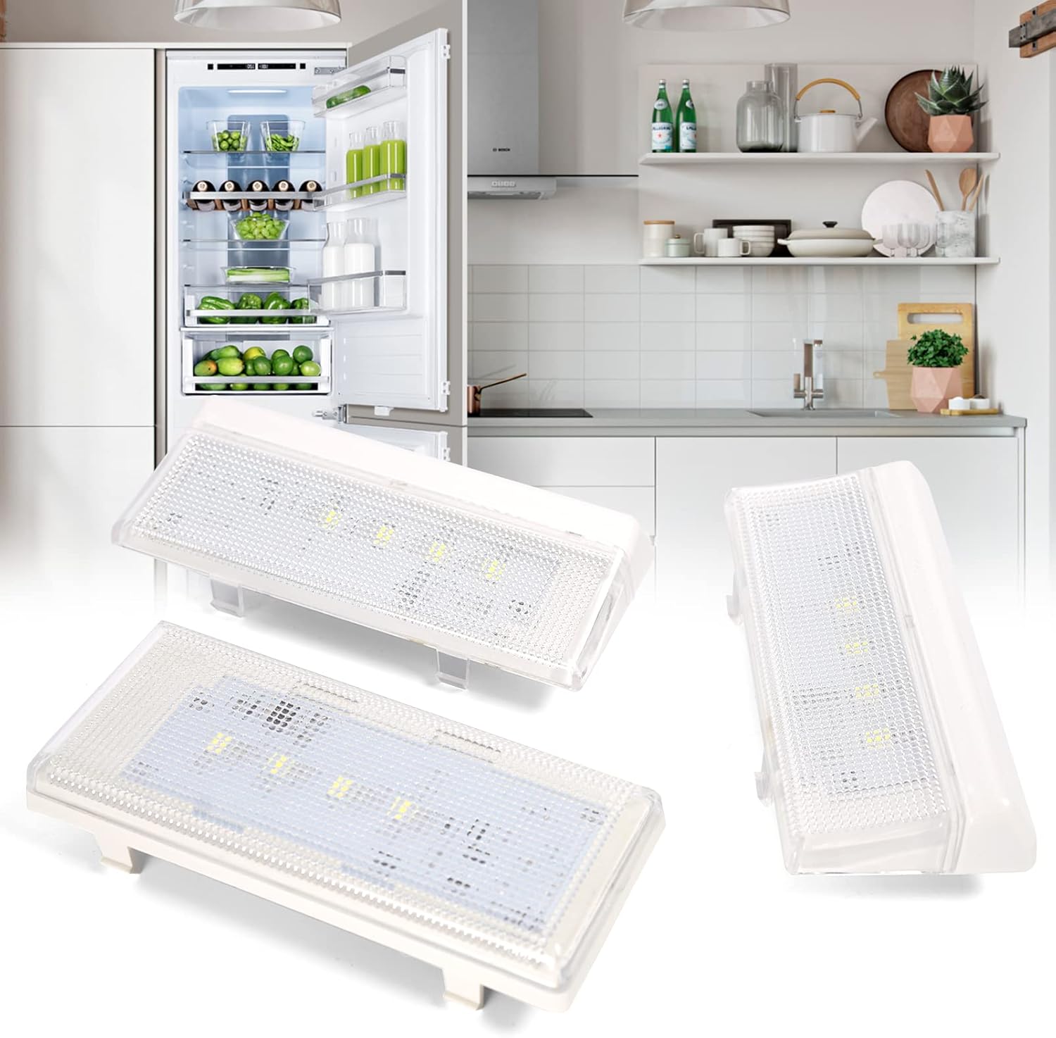 W10515058 W10515057 Refrigerator LED Lights Board fits for Whirlpool Kenmore Maytag