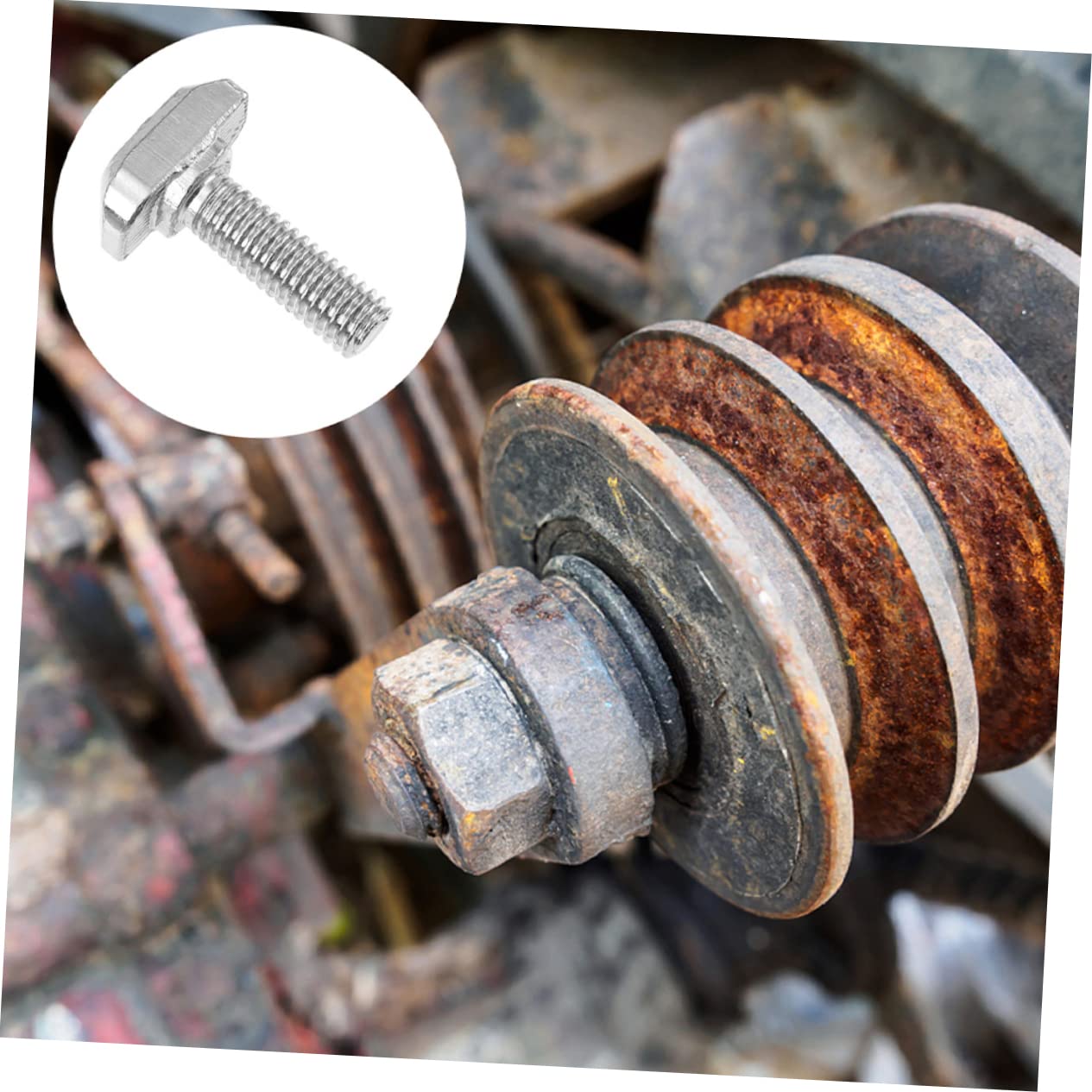 50Pcs Slot Bolt Hammer Head T Shape Screws for Industrial Profile High Strength Drop in Fasteners for Jigs and Fixtures Easy to Install T Bolts