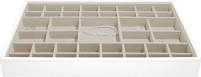 Stackers White Supersize Jewellery Box Trinket Layer