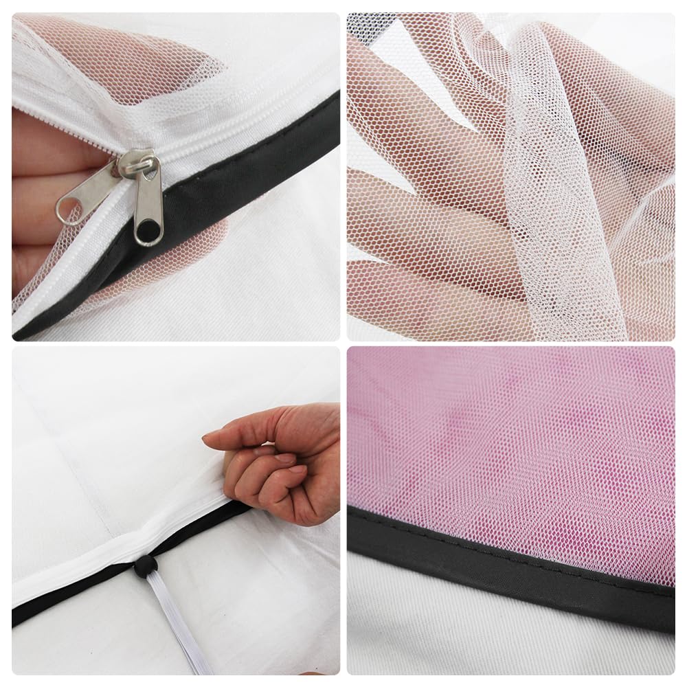 YANGUN Pop-Up Mosquito Net, Foldable Mosquito Net, Portable Camping Tent, Family Mosquitos Net Bed - Image 4