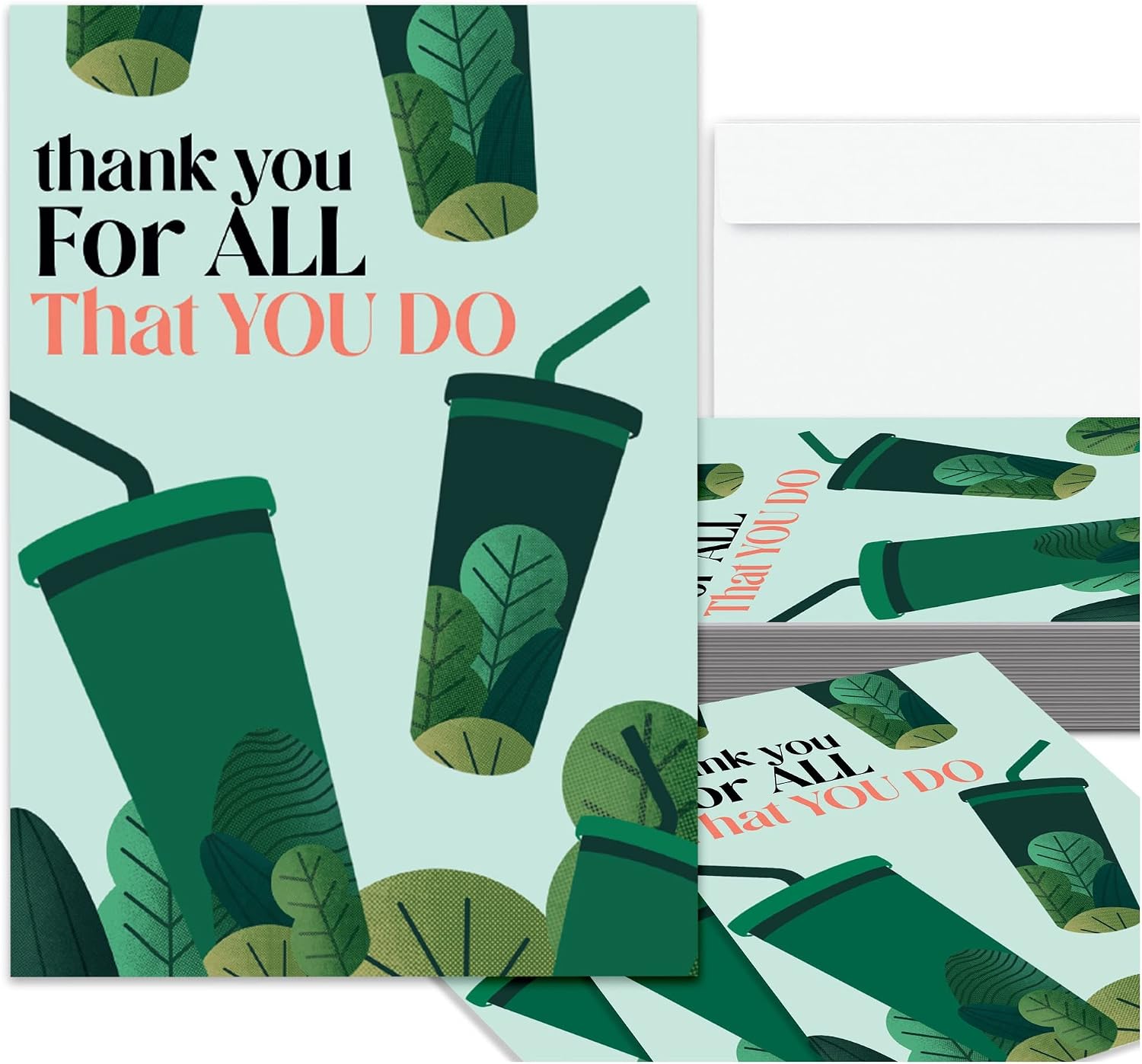 Amazon.com : 25 Employee Appreciation Cards - Kudos Cards for Employees ...