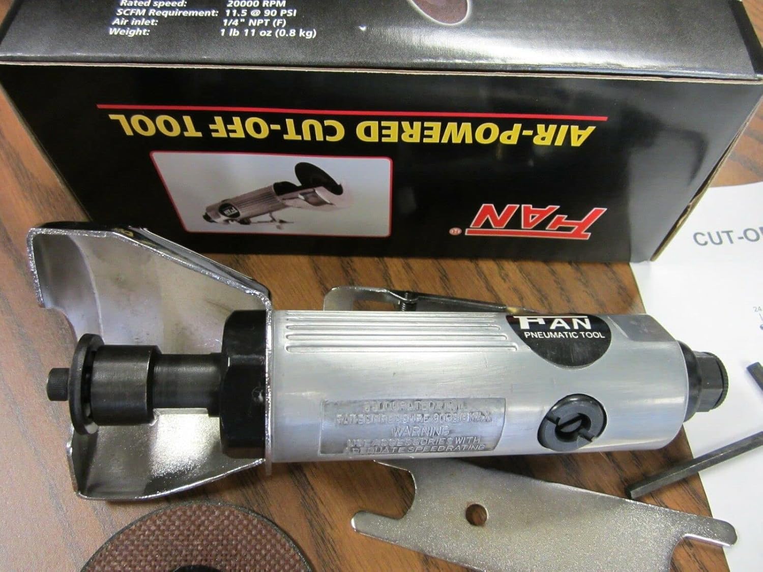 Air-Powered Cut-Off Tool w.4pcs accessories part# DG-F313-330