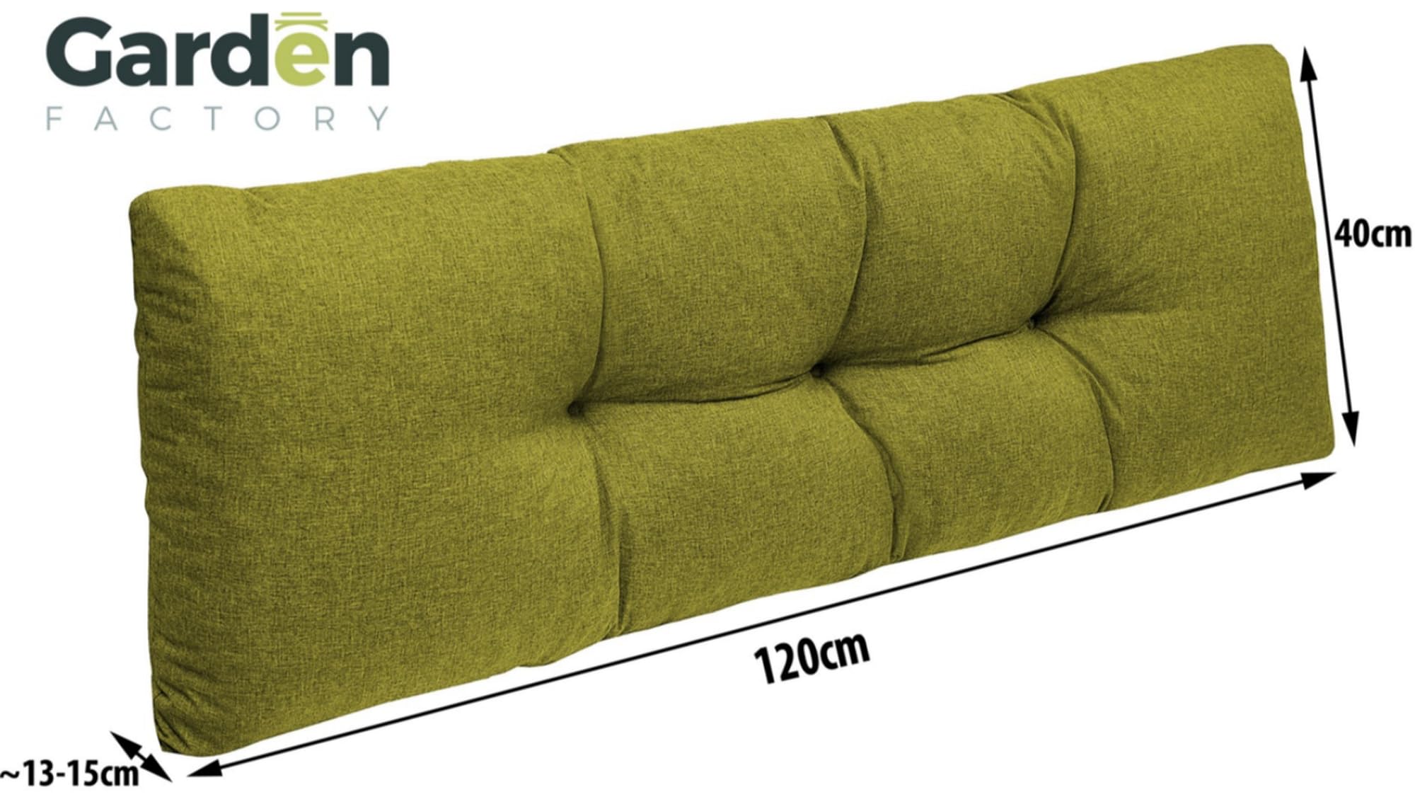Cuscino per Bancale Set Trapuntato Lime 120x50 120x40