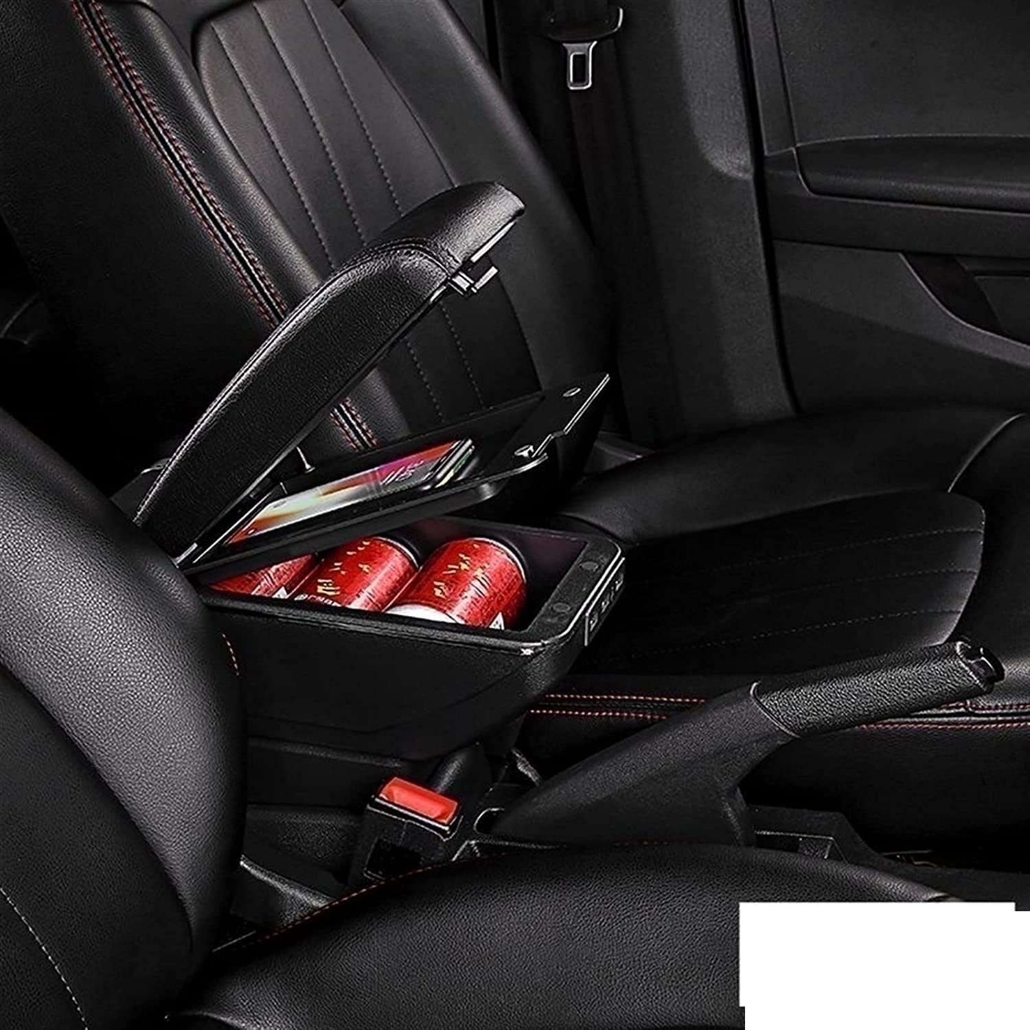 para Toyota para Verso Reposabrazos Central Giratoria Caja De Almacenamiento De Contenido De La Tienda con Portavasos Cenicero Reposabrazos De Coche Accesorios