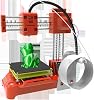 3D Printer, Mini Desktop 3D Printer with Removable Build Surface Plate, Max Print Speed 40mm/s, Ideal for Kids and Beginners