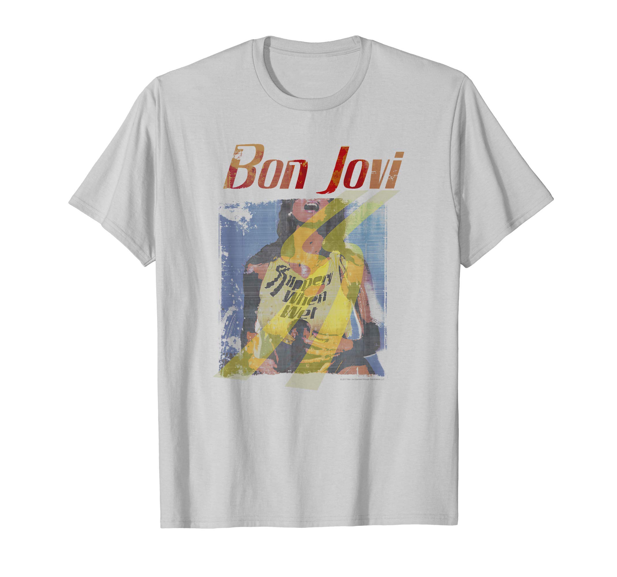 Bon JoviSlippery When Wet Girl T-ShirtOEKO-TEX STANDARD 100