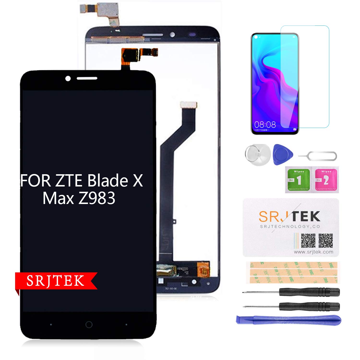 Amazon.com: Screen Replacement for ZTE Blade X Max Z983 LCD
