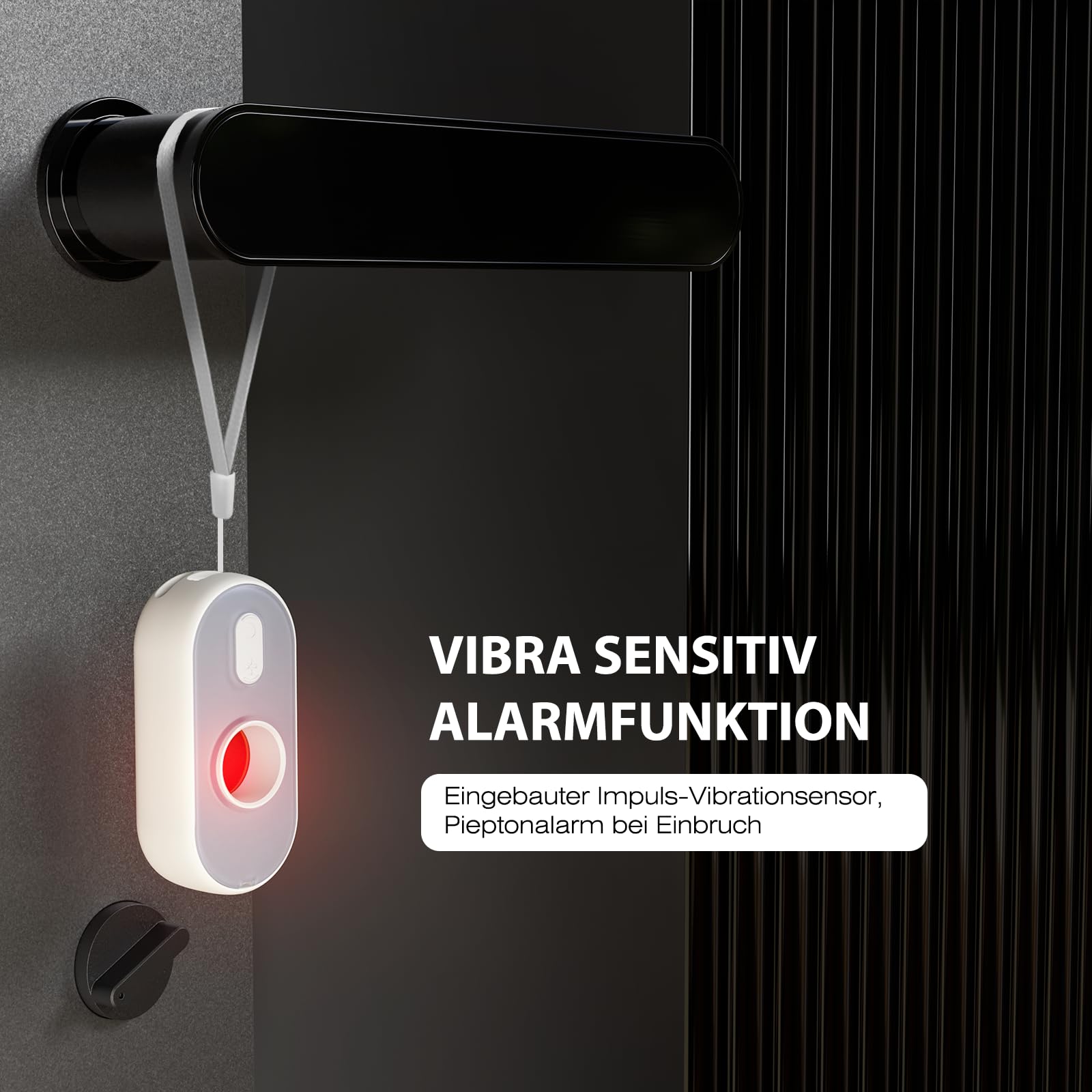 Détecteur de Caméra Cachée 3 en 1- Détecteur de Caméras Espionnes avec Alarme Vibrante et Lampe Torche LED Détecteur Micro Caméra Espion pour Bureau, Hôtel, Maison, Alarme de Sécurité