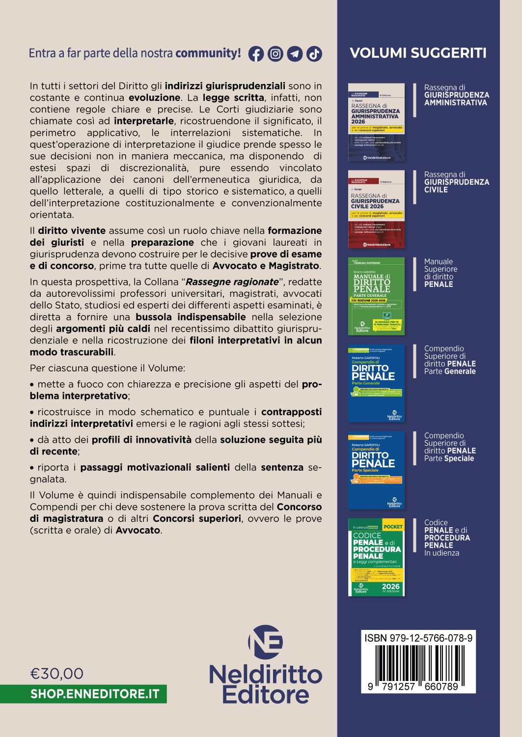 Rassegna ragionata di diritto penale 2026