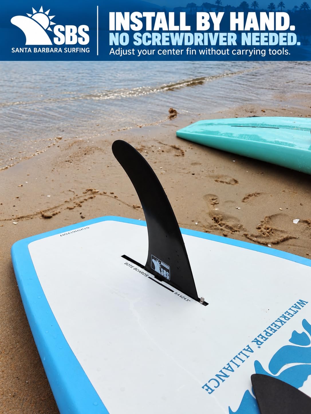 Amazon.com : SBS 10 Inch Center Fin for Longboard, Surfboard & SUP