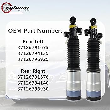 Amazon.com: 37126796929 Rear Left and Right Air Suspension