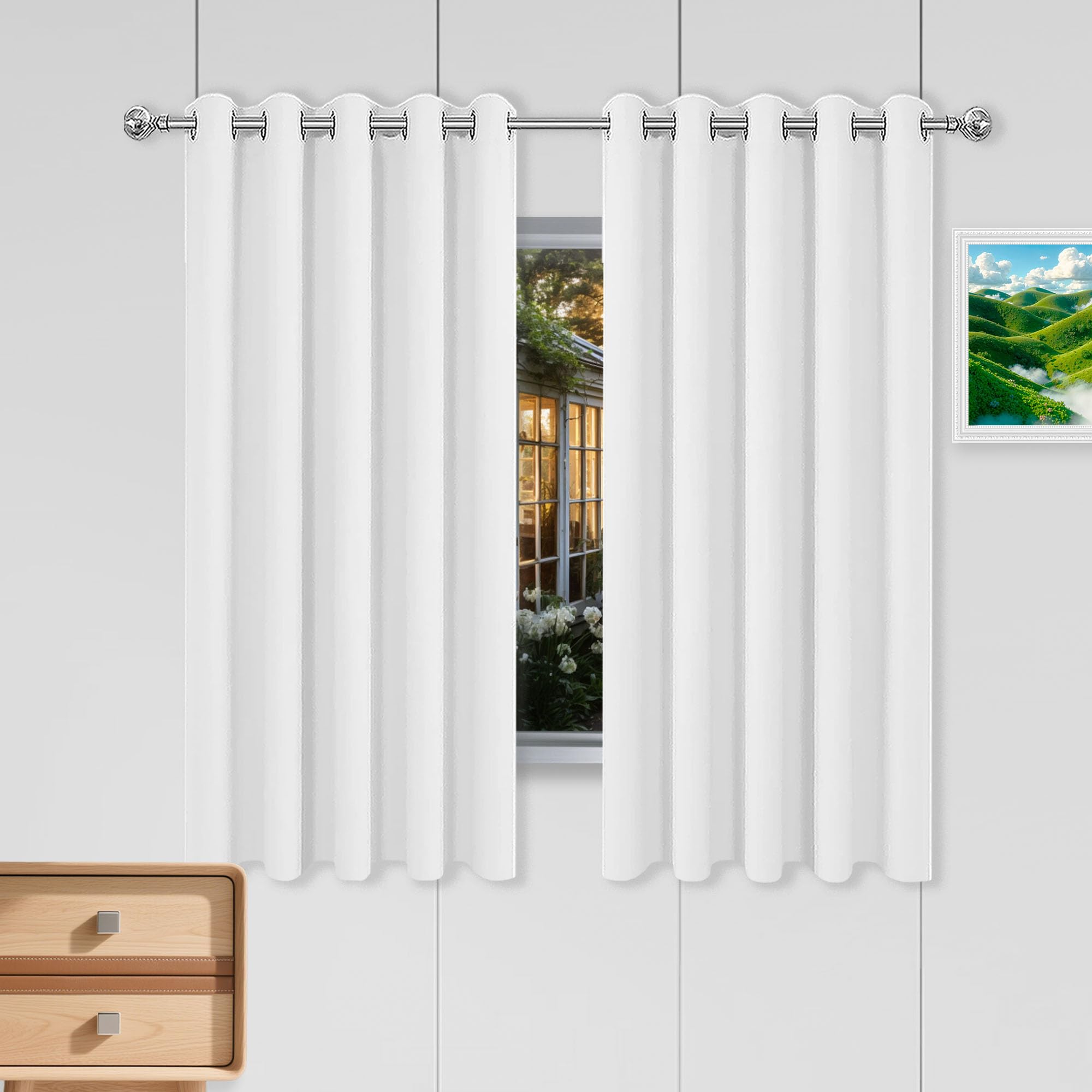 Rideau occultant 380 x 300 cm isolant anti froid 100% lumiere bloquer