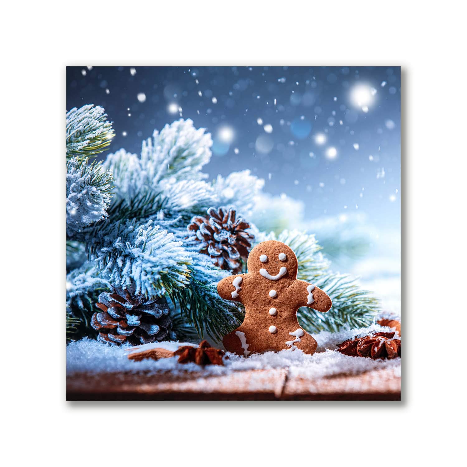 Tirages sur toile de Noël de format 50x50 cm, le cadeau idéal pour décorer la maison