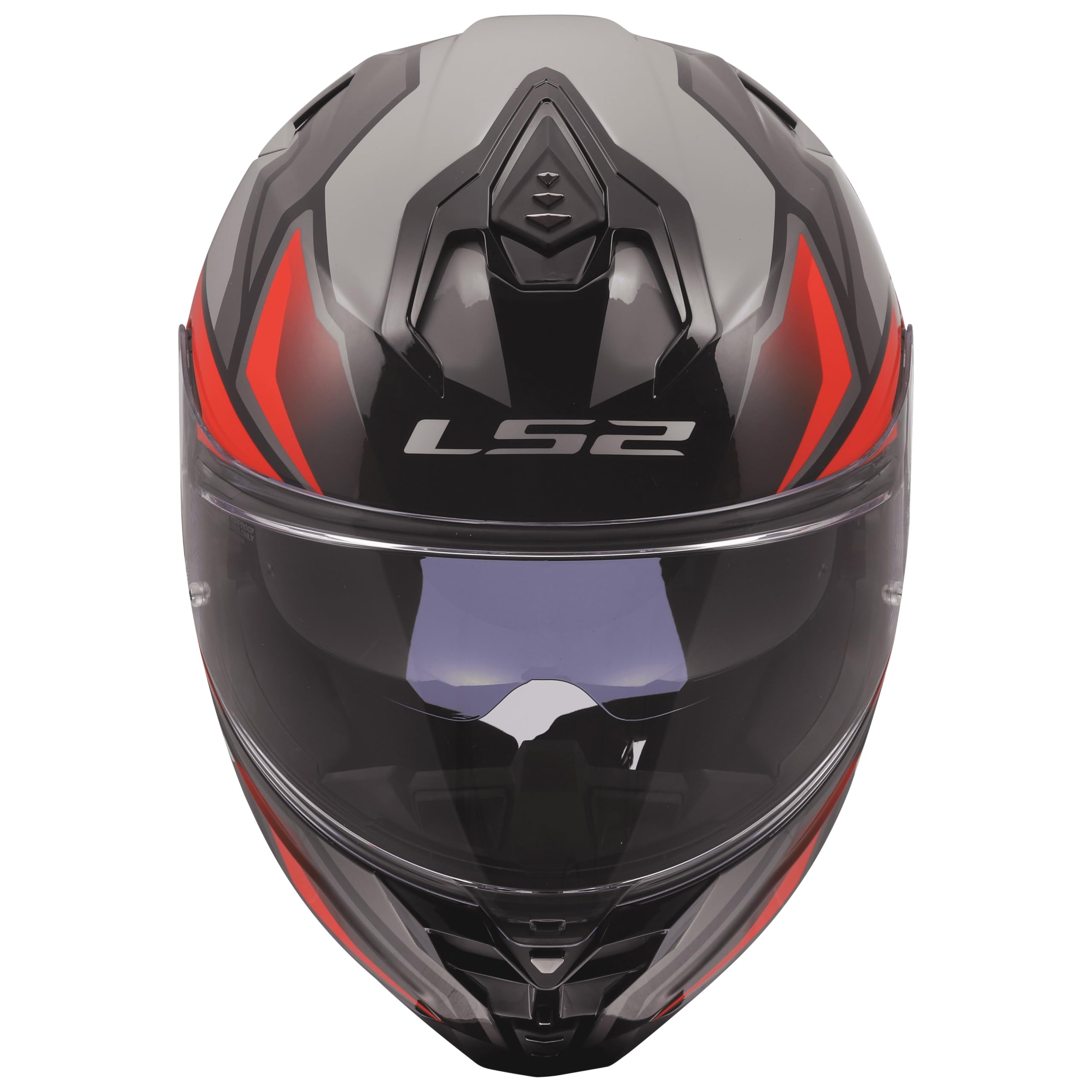 LS2, Casco Moto Integral CHALLENGER II VIPER Grey Red, M