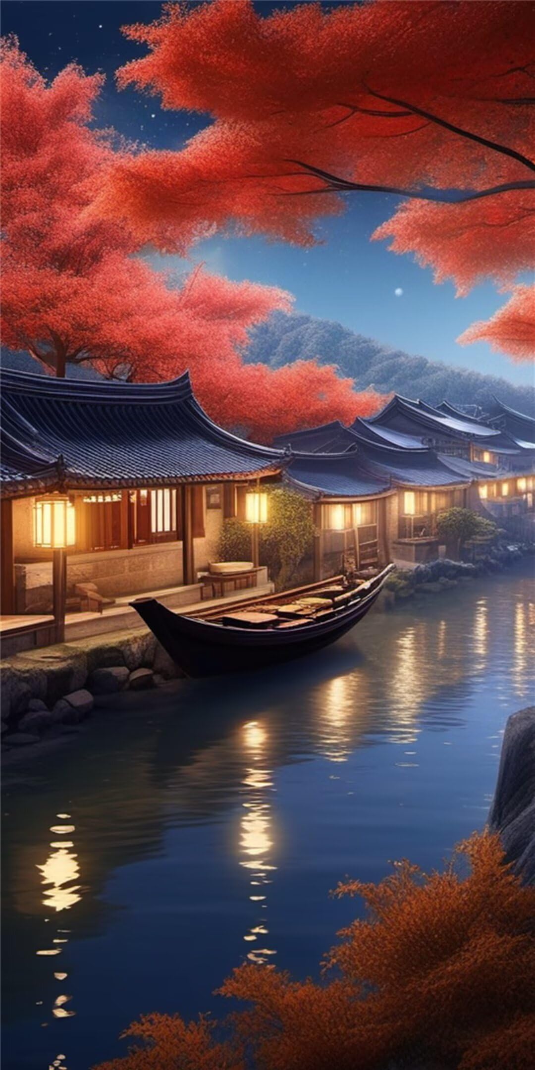 Peinture diamant 5D paysage de lac pour décorer votre salon chaleureux
