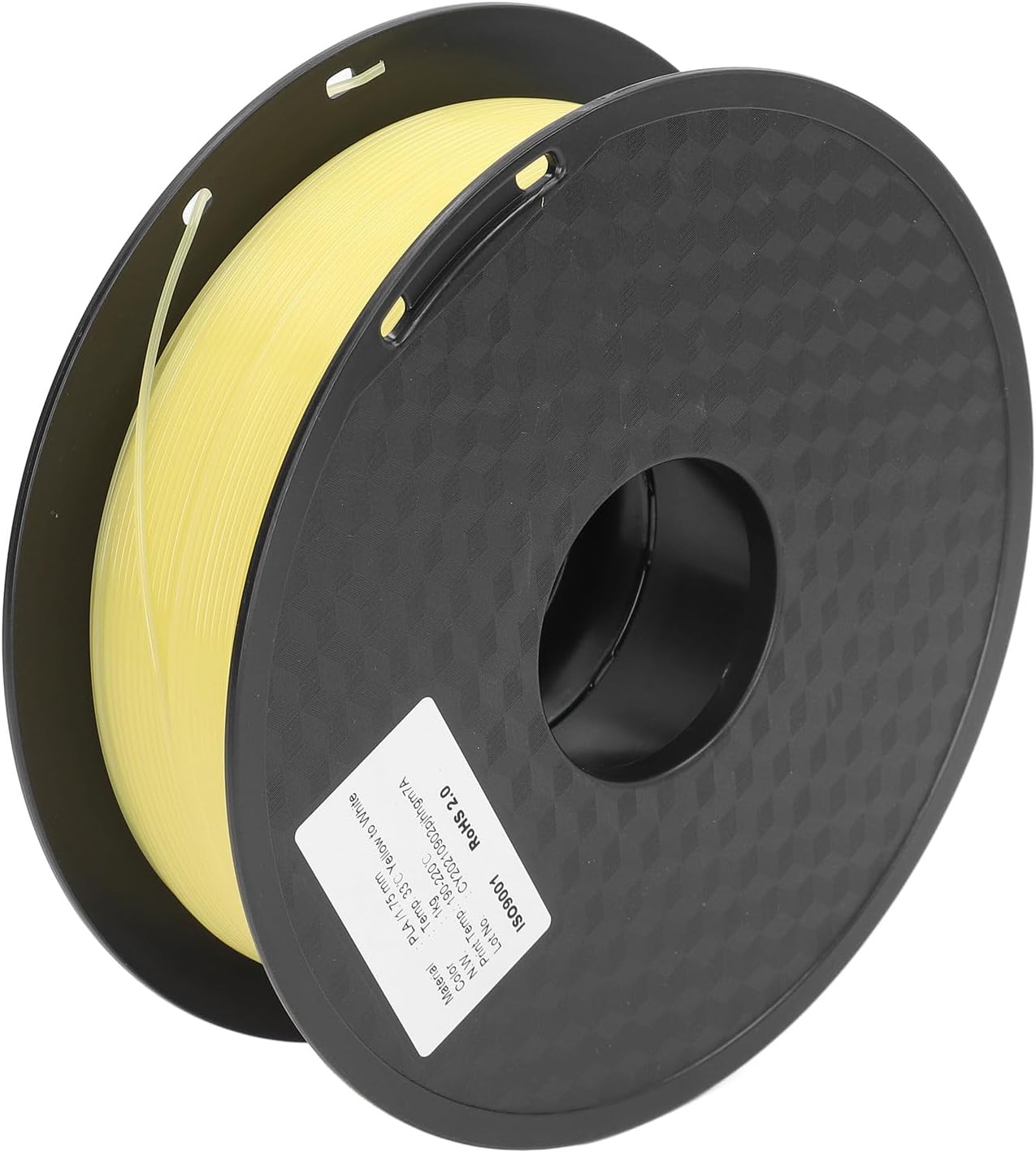 3D Printer Filament 175mm. PLA Heat Color Changing Yellow to White, PLA Filament for 3D Printers, Printing with Accuracy, Stable and Material for