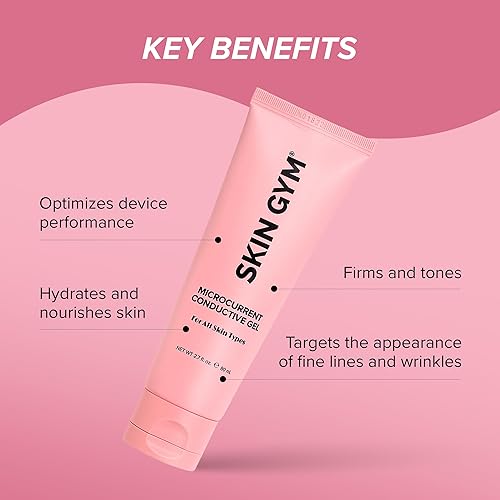 Miniatura 3 de Skin Gym Microcurrent - Gel conductor para rostro y cuerpo, gel hidratante para dispositivos de microcorriente, mejora la comodidad de la piel y el