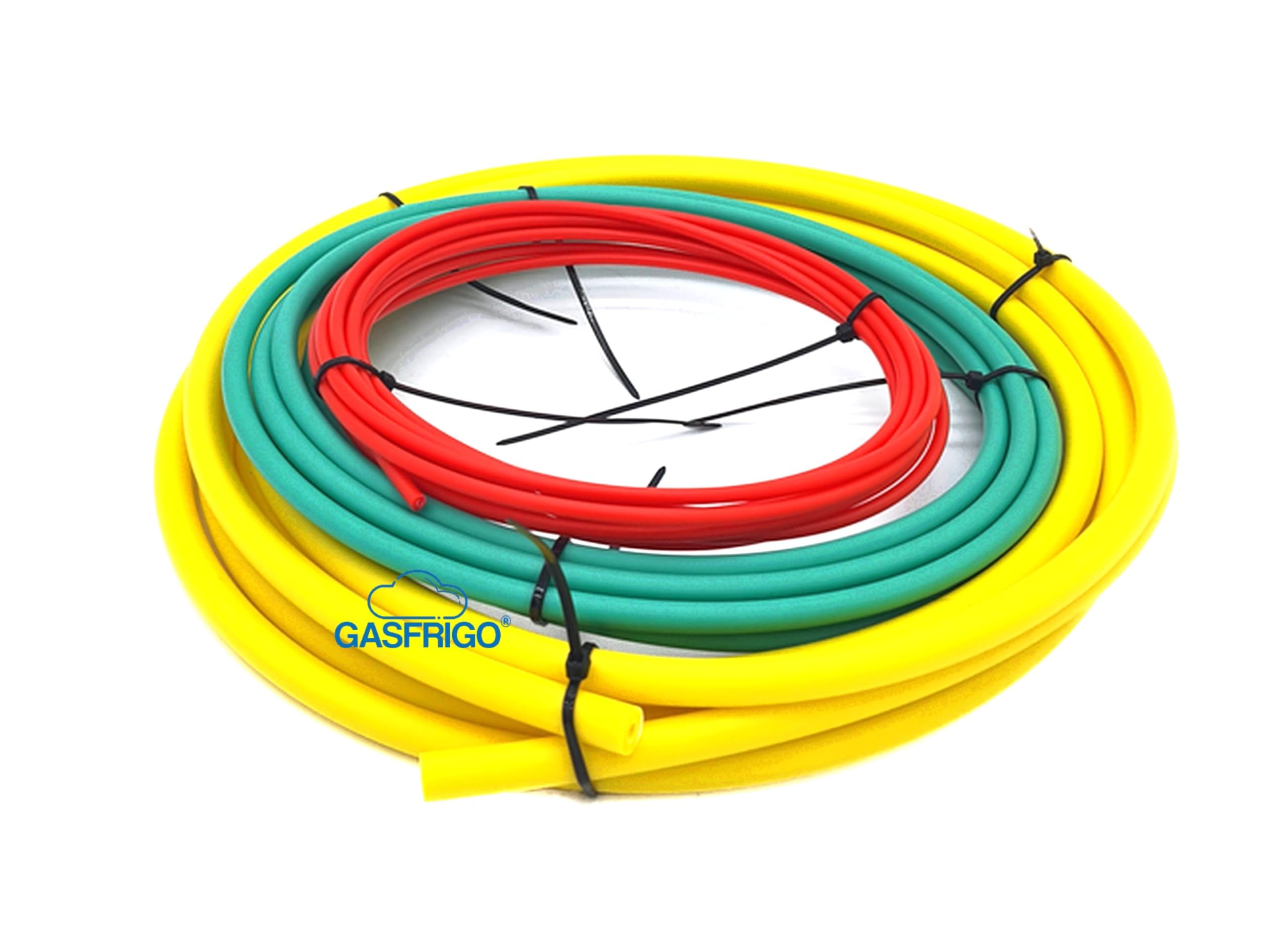 GASFRIGO - Kit Curvatubi Piegatubi Tubi in Rame per Condizionamento Sonde 1/4-3/8-1/2 - L. 4 mt. in POLIPROPILENE MADE IN ITALY molto più indicato nel piegare tubi del POLIETILENE