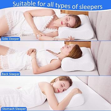 Visco Planet Visco Pillow Supported Orthopedic Pillow Visco Neck Pillow