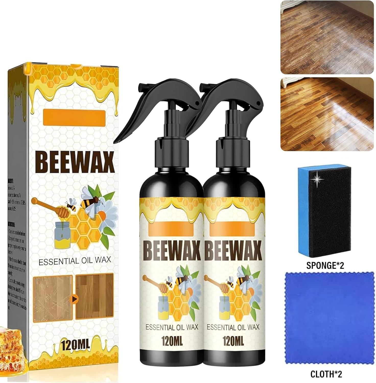 TEULN Natural MicroMolecularized Beeswax Spray,Beeswax