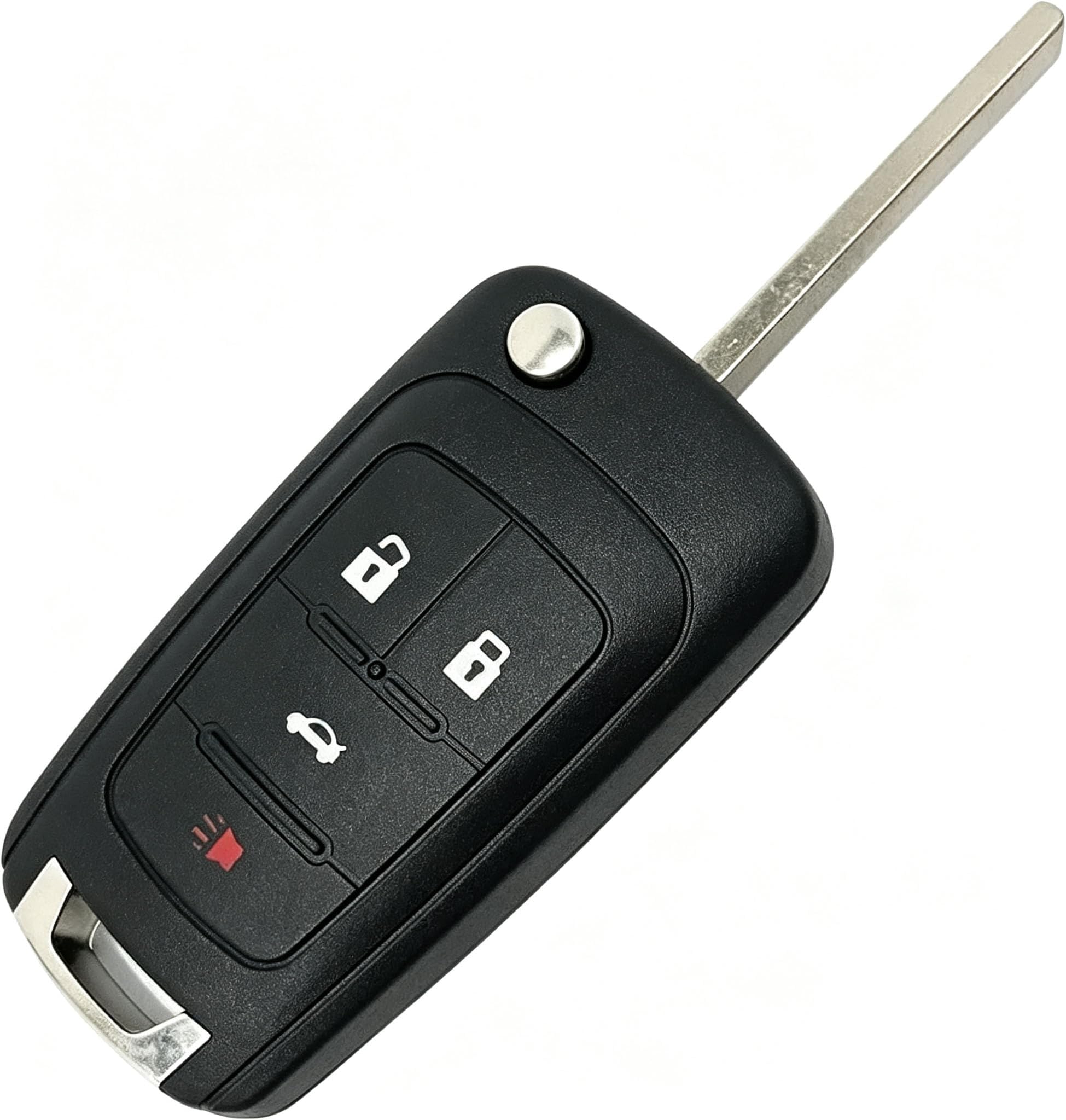 Horande Replacement Key Fob Cover Case fit for 2010 2012 2011 2014 Chevy | fits Chevy Cruze Malibu Camaro Equinox Equinox Sonic Terrain Folding Flip Keyless Entry Key Fob Shell