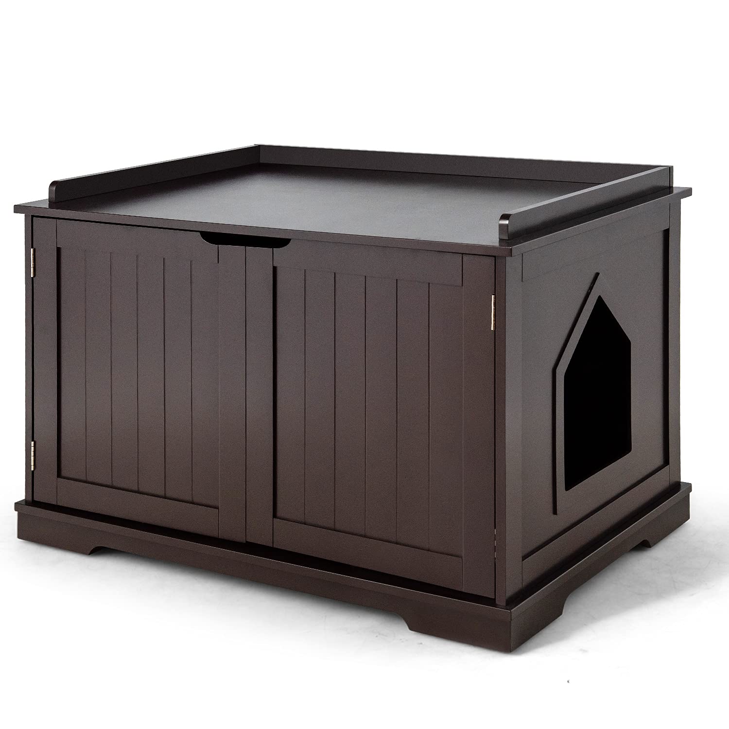 Buy PETSITE Cat Litter Box Enclosure Furniture Hidden, Large Cat