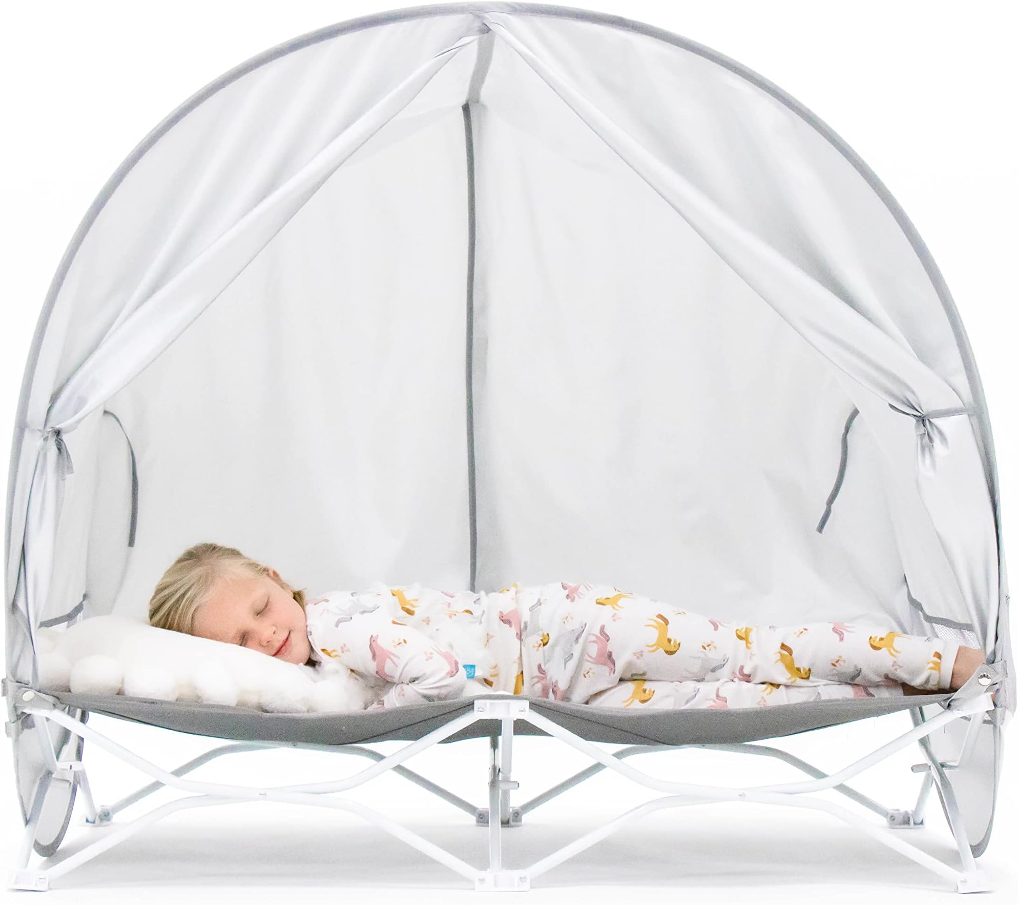 Sábana Para Regalo My Cuna Cama Portátil Para Niños Pequeños, Cuna De Viaje Joovy (solo Sábana, Cama No Incluida), Funda Acolchada Para Cuna De Viaje Suave Para Niños, Gris