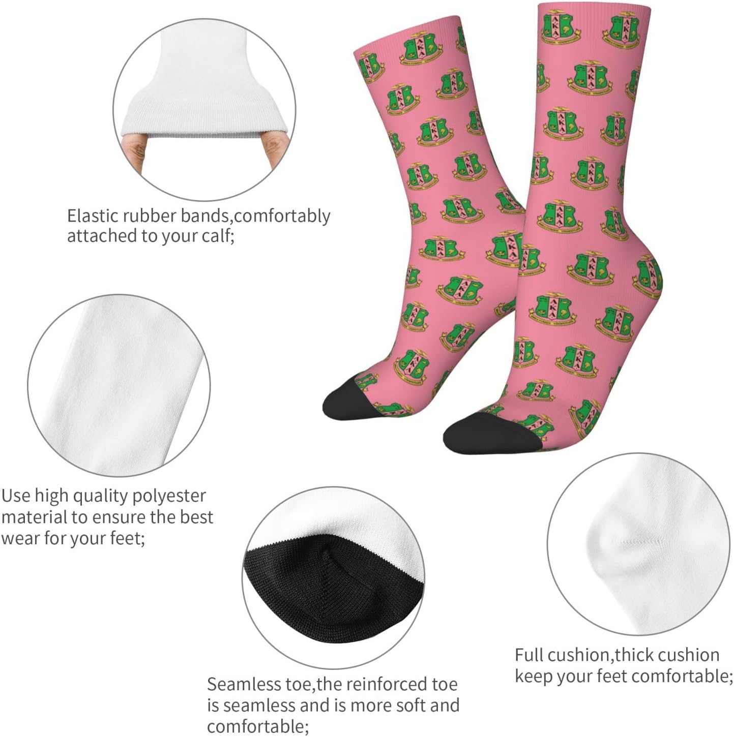 Cats crew socks for Women Wicking Athletic Socks Hiking Running Socks Gifts for Women Girls - Image 3