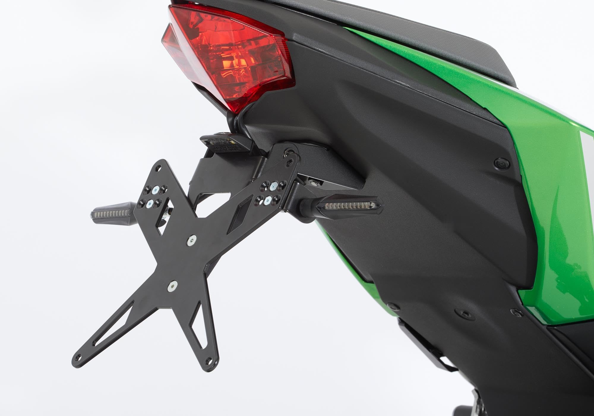 PROTECH X-Shape Kennzeichenhalter kompatibel mit Kawasaki Z125 2019-2020 BR125K