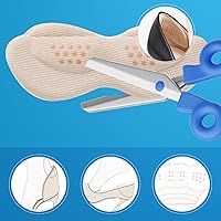 Vista 9 de Insertos de cojín trasero del talón, beige (4pcs-beige+4pcs-beige-B)