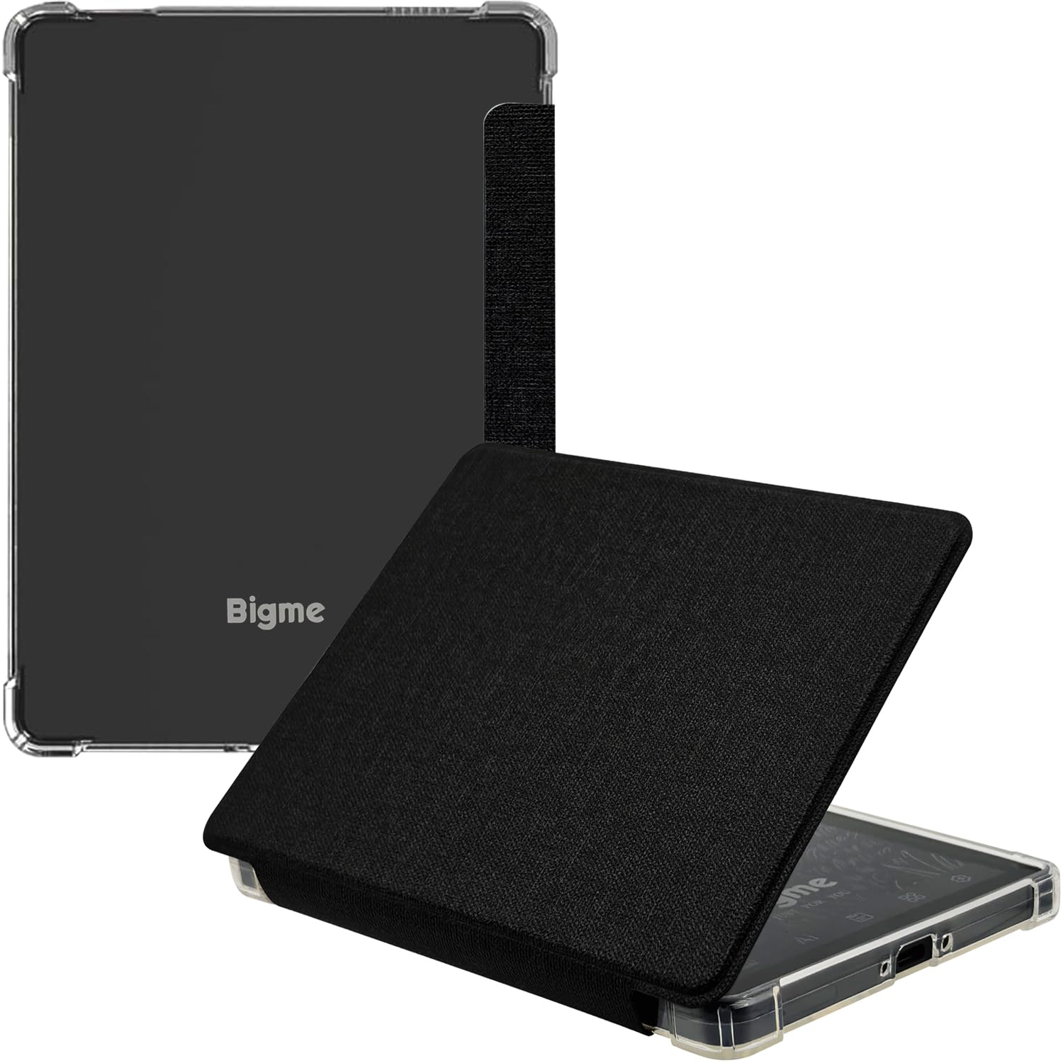 Transparent TPU Back Case for 6'' Bigme B6 Color/Bigme B6 Ultra-Thin Lightweight Enhanced Auto Sleep/Wake Cover with Thickened Corners, Magnetic Closure (Misty Forest) — view 12