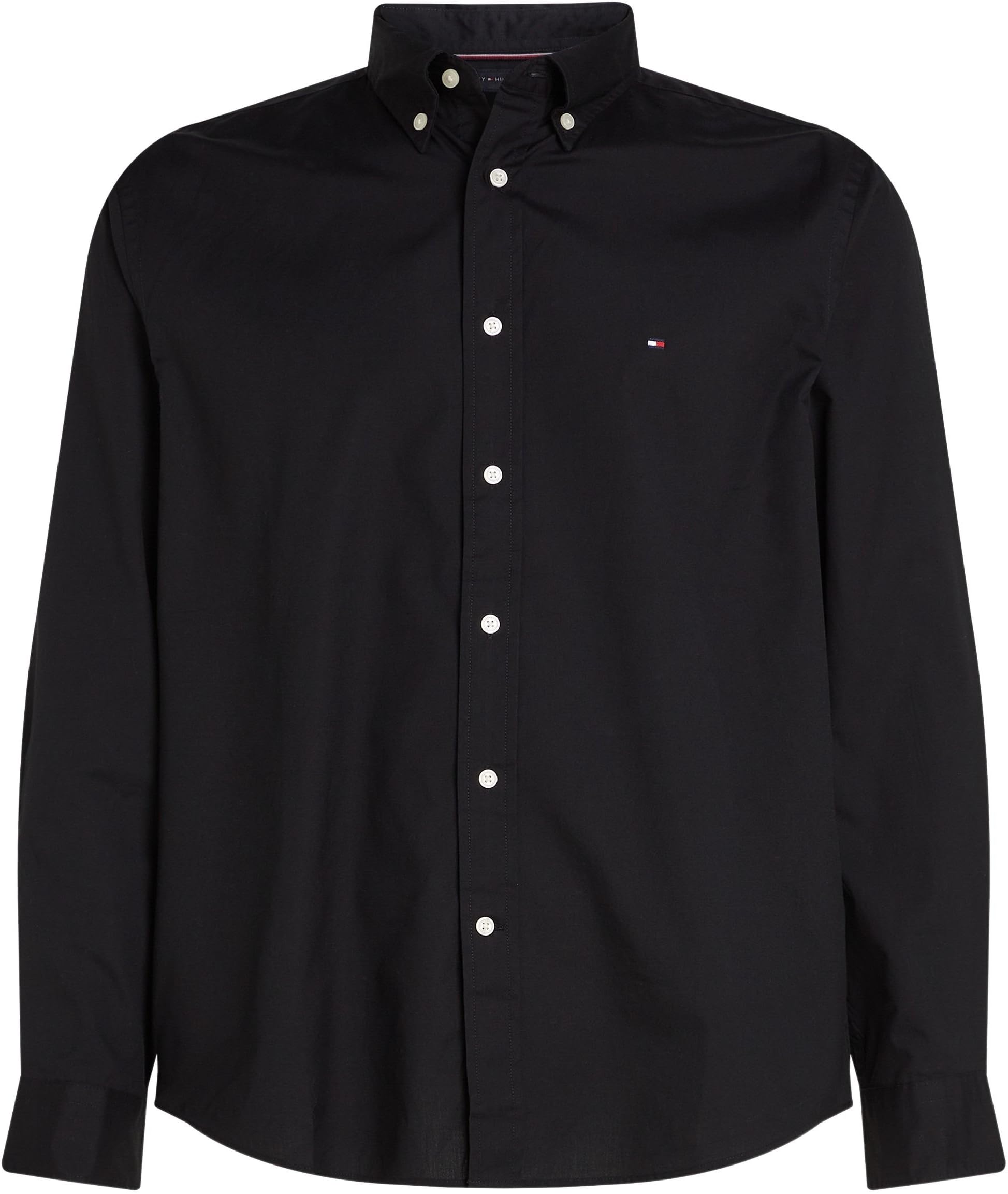 Tommy Hilfiger Herren Core Flex Poplin Solid Rf Shirtmw0mw39988 Bomberjacke
