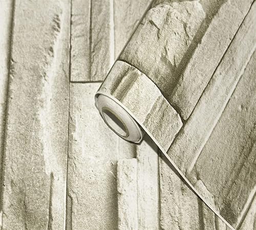 Miniatura 5 de Papel tapiz de ladrillo con patrón de ladrillo sintético, papel tapiz decorativo de piedra de ladrillo, autoadhesivo, papel tapiz autoadhesivo para