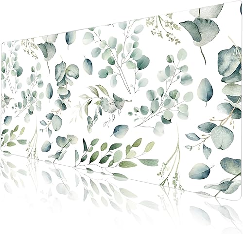 Vista 53 de Colorful Star Alfombrilla grande para mouse, botánica abstracta impermeable, alfombrilla de mouse para juegos de computadora, alfombrilla de mouse