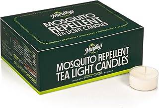 Murphy’s Naturals Mosquito Bug Repellent Tea Light Candles for Outdoor Patio, Citronella & Essential Oils, 4-Hour Burn Time Each, 36-Pack