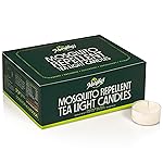 Murphys Naturals Mosquito Bug Repellent Tea Light Candles for Outdoor Patio, Citronella & Essential Oils, 4-Hour Burn Time Each, 36-Pack