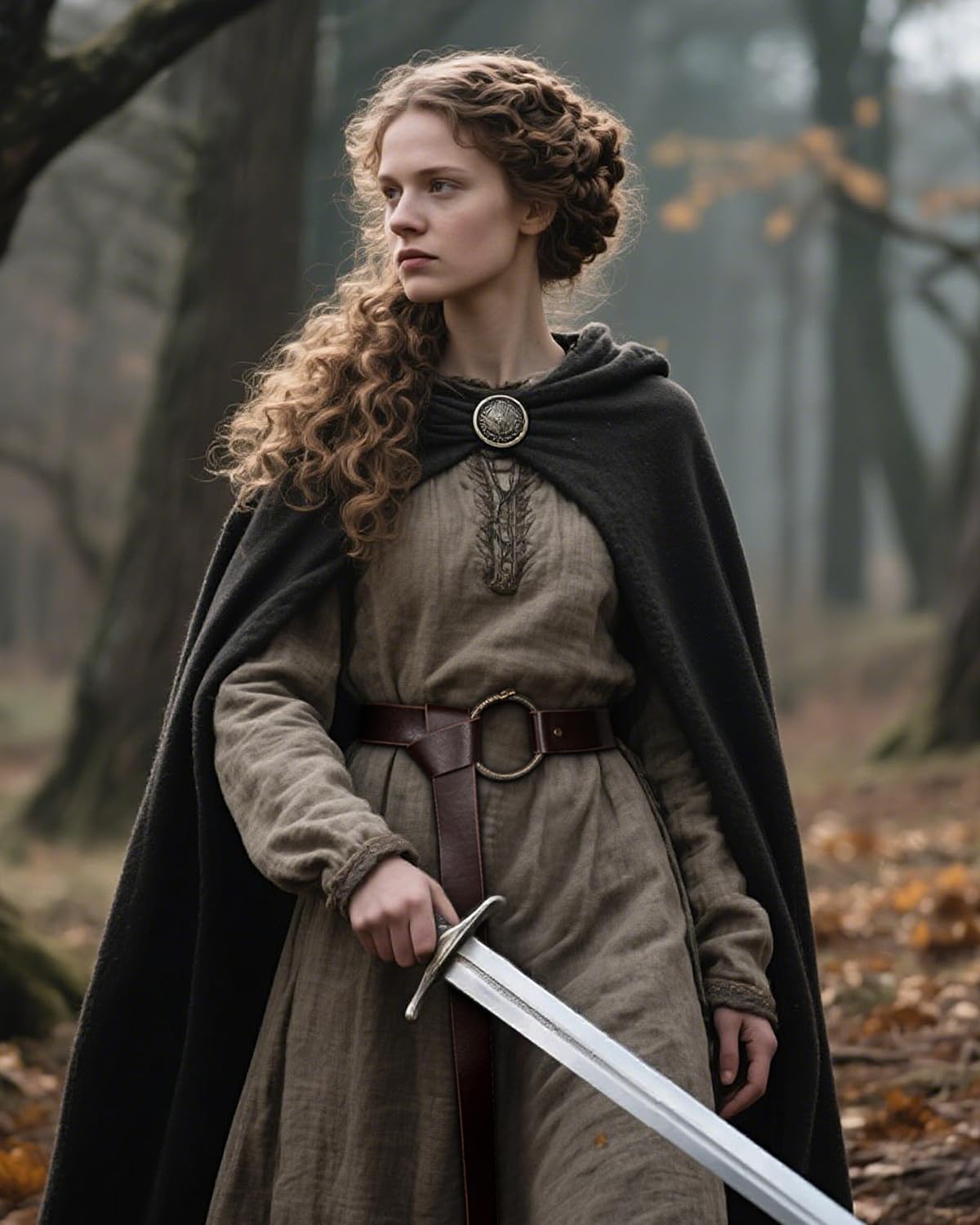 L'VOW Medieval Leather Belt Renaissance Pirate Viking Belt Women Men LARP Accessory - Image 5